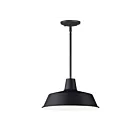 Maxim Lighting 35019BK Pier M 1-Lumière 60W Noir Suspendu