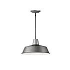 Maxim Lighting 35019WZ Pier M 1-Lumière 60W Zinc patiné Suspendu