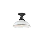 Maxim Lighting 35110WTBK Granville 1-lumière 60W Traduire Plafonnier encastré