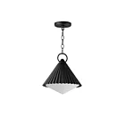 Maxim Lighting 35131WTBK Odette 1-Lumière 60W Noir Suspendu