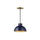 Maxim Lighting 35142GNNAB 1-Lumière 60W Laiton vieilli vert et naturel Suspendu