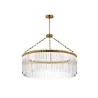 Maxim Lighting 38423CLNAB 1-Lumière 40W Laiton vieilli naturel Lustre