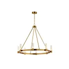 Maxim Lighting 38446IBNAB 8-Lumières 32W Laiton vieilli naturel Lustre