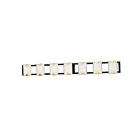 Maxim Lighting Radiant 39534CYBKGL 7-lumières 6W Noir/Feuilles d'or Vanité