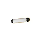 Maxim Lighting Capsule 39562SWBKNAB 1-lumière 18W Noir/Laiton vieilli naturel Vanité