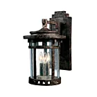 Maxim Lighting Santa Barbara VX 40034CDSE Terre de sienne 120W Lanterne murale d'extérieur