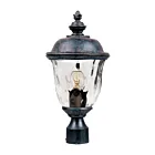 Maxim Lighting Carriage House VX 40426WGOB 1-Lumière 60W Bronze Oriental Lanterne de poteau extérieure
