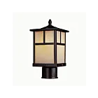 Maxim Lighting Coldwater 4055HOBU 1-Lumière 60W Bruni Lanterne de poteau extérieure