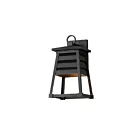 Maxim Lighting Shutters 40632BK Noir 60W Lanterne murale d'extérieur