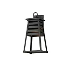 Maxim Lighting Shutters 40634BK Noir 60W Lanterne murale d'extérieur