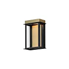 Maxim Lighting Rincon 50752BKGLD Or noir 14W Lanterne murale d'extérieur