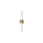 Maxim Lighting Tubo 52502WTNAB 1-lumière 24W Laiton naturel vieilli Vanité