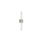 Maxim Lighting Tubo 52502WTSN 1-lumière 24W Nickel satiné Vanité