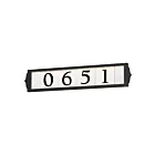 Maxim Lighting Address 53650BK Noir 5.5W Lanterne murale d'extérieur