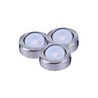 Maxim Lighting CounterMax 53835SN 4W Nickel satiné Rondelle LED Pack de 3