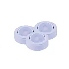 Maxim Lighting CounterMax 53836WT 4W Blanc Rondelle LED Pack de 3