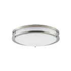 Maxim Lighting 55544WTSN  1-lumière 23W Nickel satiné Plafonnier encastré