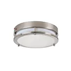 Maxim Lighting 55546WTSN  1-lumière 15W Nickel satiné Plafonnier encastré