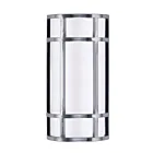 Maxim Lighting Moon Ray 55571WTSN Nickel satiné 15W Lanterne murale d'extérieur