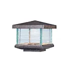 Maxim Lighting 55736CLET Triumph VX LED 1-Lumière 12W Tons de terre Lampe sur poteau