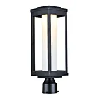 Maxim Lighting Salon LED 55900SWBK 1-Lumière Noir 12W Monture pour poteau extérieur