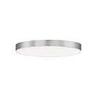 Maxim Lighting 57663WTSN Trim 1-lumière 18W Nickel satiné Plafonnier encastré