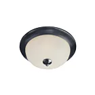 Maxim Lighting 5830FTBK Essentials 1-lumière 60W Noir Plafonnier encastré