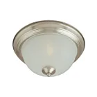 Maxim Lighting 5831FTSN Essentials 2-lumières 60W Nickel satiné Plafonnier encastré