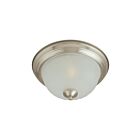 Maxim Lighting 5831FTSN Essentials 2-lumières 60W Nickel satiné Plafonnier encastré