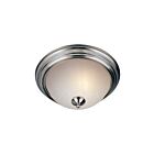 Maxim Lighting 5840ICSN Essentials 1-lumière 60W Nickel satiné Plafonnier encastré