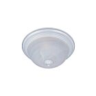 Maxim Lighting 5840MRWT Essentials 1-lumière 60W Blanc Plafonnier encastré