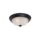 Maxim Lighting 5841ICBK Essentials 2-lumières 60W Noir Plafonnier encastré