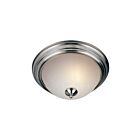 Maxim Lighting 5841ICSN Essentials 2-lumières 60W Nickel satiné Plafonnier encastré
