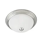 Maxim Lighting 5841MRSN Essentials 2-lumières 60W Nickel satiné Plafonnier encastré