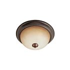 Maxim Lighting 5841WSOI Essentials 2-lumières 60W Bronze huilé Plafonnier encastré