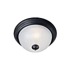 Maxim Lighting 5842FTBK Essentials 3-lumières 60W Noir Plafonnier encastré