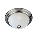 Maxim Lighting 5842FTSN Essentials 3-lumières 60W Nickel satiné Plafonnier encastré