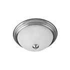 Maxim Lighting 5842MRSN Essentials 3-lumières 60W Nickel satiné Plafonnier encastré