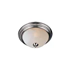 Maxim Lighting 5849FTSN Essentials 2-lumières 60W Nickel satiné Plafonnier encastré