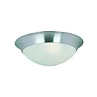 Maxim Lighting 5851FTSN Essentials 2-lumières 60W Nickel satiné Plafonnier encastré