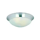 Maxim Lighting 5852FTSN Essentials 3-lumières 60W Nickel satiné Plafonnier encastré