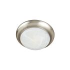 Maxim Lighting 5852MRSN Essentials 3-lumières 60W Nickel satiné Plafonnier encastré