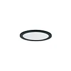 Maxim Lighting 58712WTBK Wafer 1-lumière 15W Noir Plafonnier encastré