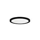 Maxim Lighting 58714WTBK Wafer 1-lumière 20W Noir Plafonnier encastré