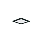 Maxim Lighting 58720WTBK Wafer 1-lumière 10W Noir Plafonnier encastré