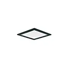 Maxim Lighting 58722WTBK Wafer 1-lumière 15W Noir Plafonnier encastré