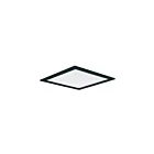 Maxim Lighting 58724WTBK Wafer 1-lumière 20W Noir Plafonnier encastré