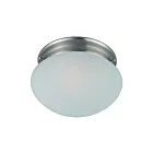Maxim Lighting 5884FTSN Essentials 1-lumière 60W Nickel satiné Plafonnier encastré