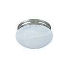 Maxim Lighting 5884MRSN Essentials 1-lumière 60W Nickel satiné Plafonnier encastré