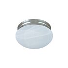 Maxim Lighting 5885MRSN Essentials 2-lumières 60W Nickel satiné Plafonnier encastré
